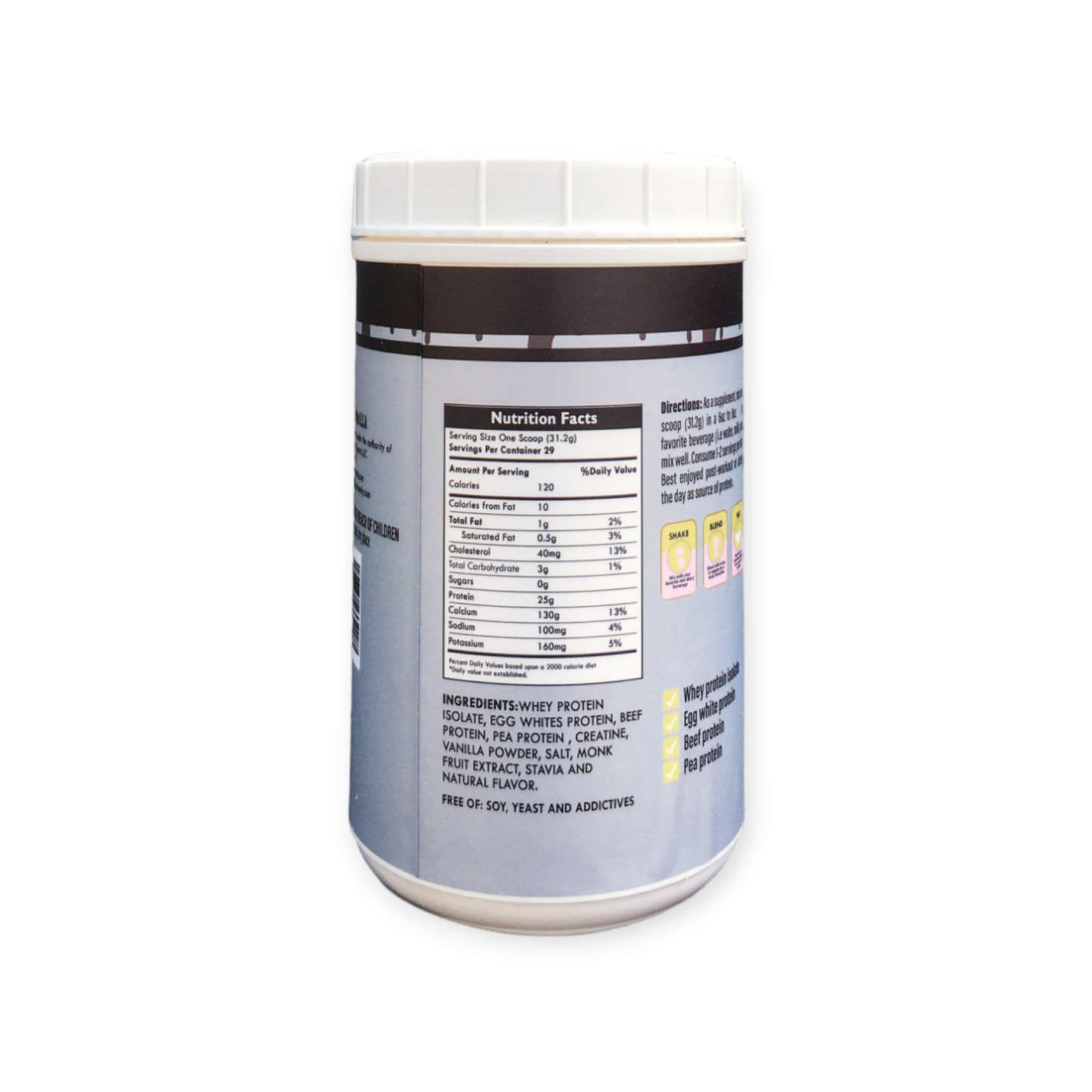 Tone & Lean Protein-Vanilla- 2Lb